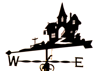 Crooked House weathervane